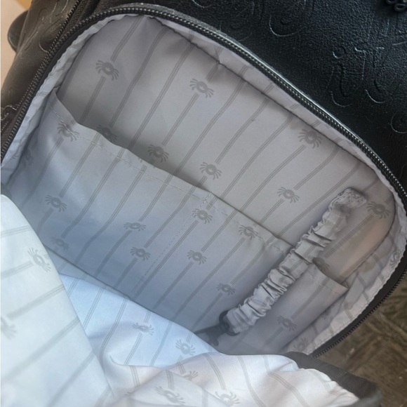 Itzy Ritzy Embossed Black mini Backpack Like New - Picture 7 of 10